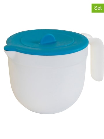 Stoneline 3-delige tofu- & roomkaasset blauw - 1,1 l