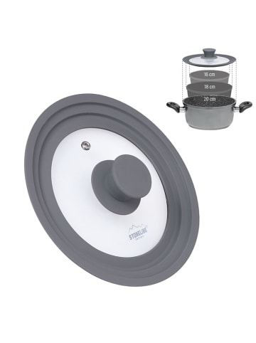 Stoneline Pokrywka uniwersalna w kolorze szarym - Ø 20 cm