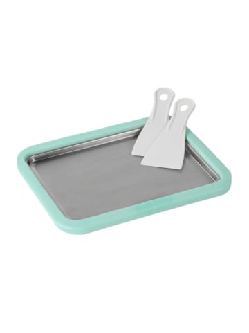 Stoneline Eisplatte "Mr Ice Cream Rolls" in Grün - (B)26 x (H)20,9 cm 
