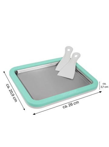 Stoneline Ijsplaat "Mr Ice Cream Rolls" groen - (B)26 x (H)20,9 cm