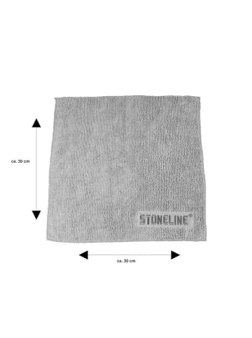 Stoneline Microvezeldoek grijs - (L)30 x (B)30 cm