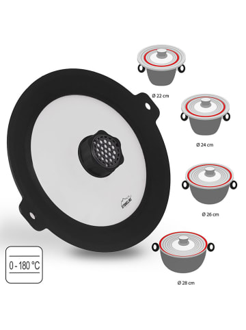 Stoneline 3-częściowy zestaw w kolorze czarnym - Ø 28 cm