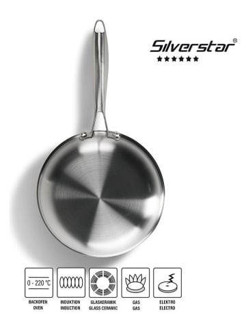 Stoneline Bratpfanne "Silverstar®" in Silber - Ø 20 cm