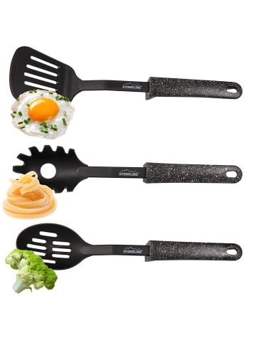 Stoneline 9-częściowy zestaw w kolorze czarnym