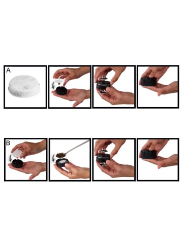 Stoneline 32-delige set: patronen "Smell Well" wit