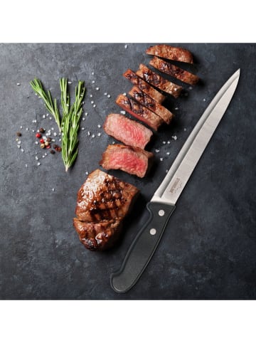 Stoneline Vleesmes zwart - (H)31,5 cm