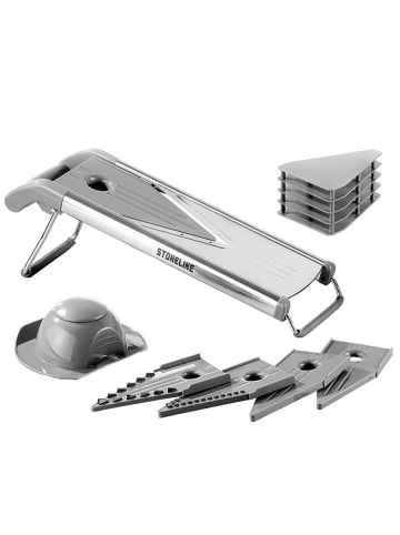 Stoneline Groenten & fruitrasp zilverkleurig - (L)42 x (B)13 cm