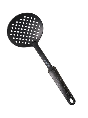 Stoneline Łyżka cedzakowa w kolorze czarnym - dł. 34 cm