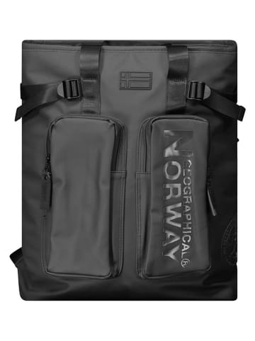 Geographical Norway Rucksack "Sagacious" in Schwarz - (B)32 x (H)52 cm