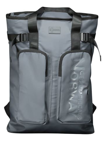 Geographical Norway Rucksack "Sagacious" in Grau - (B)32 x (H)52 x (T)15 cm