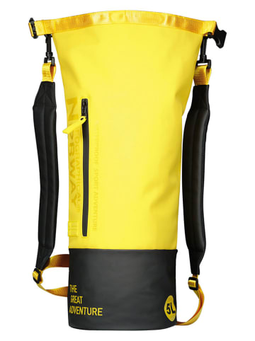 Geographical Norway Rucksack "Soresistant" in Gelb/ Schwarz - (B)20 x (H)42 x (T)20 cm