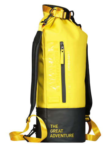 Geographical Norway Plecak "Soresistant" w kolorze żółto-czarnym - 20 x 42 x 20 cm