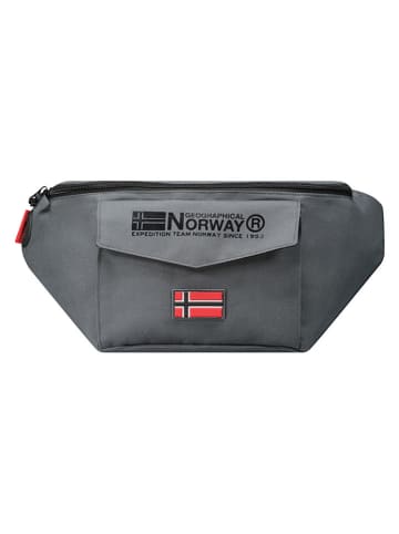 Geographical Norway Gürteltasche "Socket" in Grau - (B)30 x (H)18 x (T)9 cm