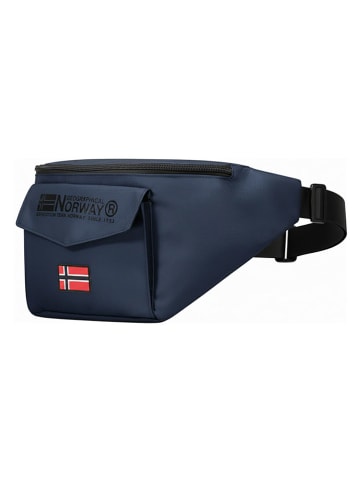 Geographical Norway Gürteltasche "Socket" in Dunkelblau - (B)30 x (H)18 x (T)9 cm
