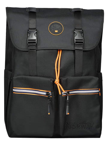 Geographical Norway Rucksack "Saqesse" in Schwarz - (B)33 x (H)42 x (T)15 cm