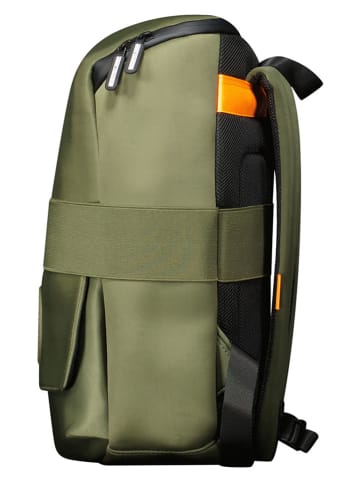 Geographical Norway Rucksack "Somfy" in Khaki - (B)29 x (H)36 x (T)13 cm