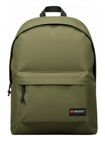 Geographical Norway Rucksack "Stephanie" in Khaki - (B)30 x (H)40 x (T)13 cm