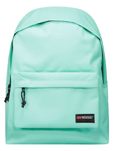 Geographical Norway Rucksack "Stephanie" in Mint in Grün - (B)30 x (H)40 x (T)13 cm