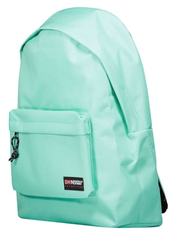 Geographical Norway Plecak "Stephanie" w kolorze miętowym - 30 x 40 x 13 cm