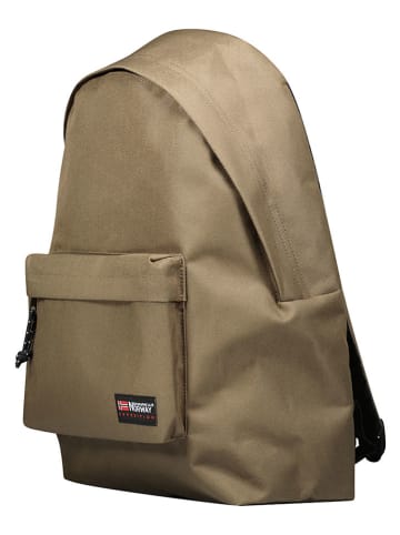 Geographical Norway Plecak "Stephanie" w kolorze szarobrązowo-beżowym - 30 x 40 x 13 cm