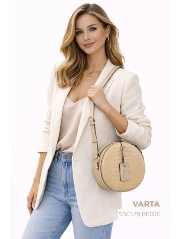 ORE10 Umhängetasche in Beige - (B)24 x (H)21 x (T)7 cm