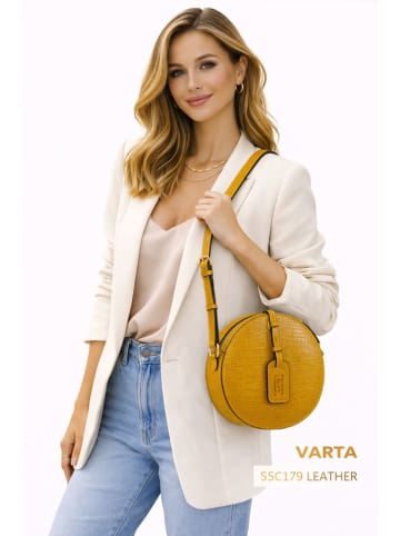 ORE10 Torebka w kolorze musztardowym - 24 x 21 x 7 cm