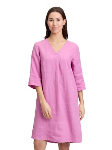 CARTOON Leinen-Kleid in Rosa