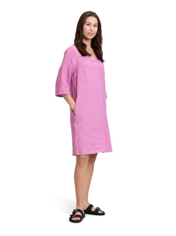 CARTOON Leinen-Kleid in Rosa