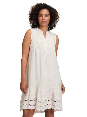 CARTOON Linnen jurk crème