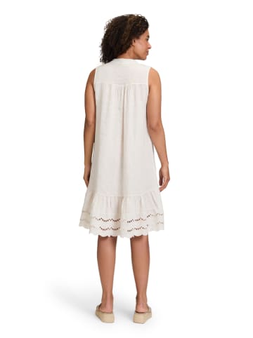 CARTOON Leinen-Kleid in Creme