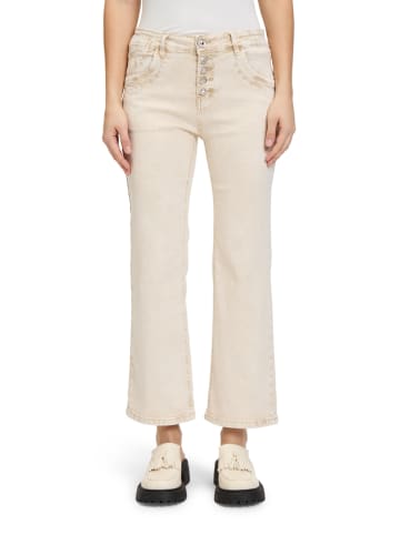 CARTOON Spijkerbroek - flared fit - beige