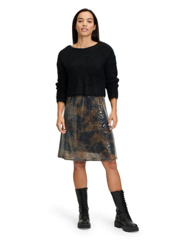 CARTOON Kleid in Schwarz/ Braun