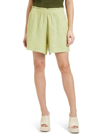 CARTOON Leinen-Shorts in Hellgrün