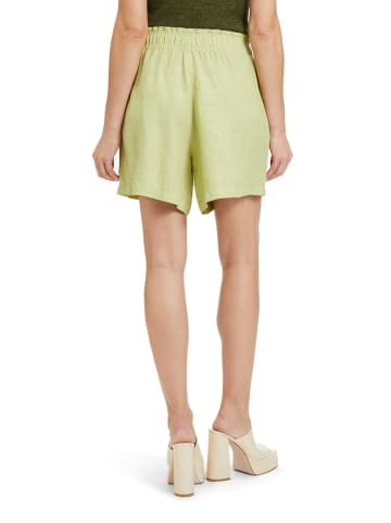 CARTOON Leinen-Shorts in Hellgrün