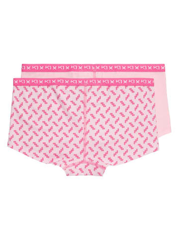 KARI TRAA 2er-Set: Pantys in Rosa
