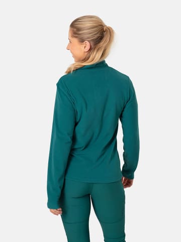 KARI TRAA Bluza polarowa "Kari" w kolorze ciemnozielonym