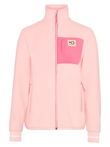 KARI TRAA Fleece vest "Rothe" lichtroze