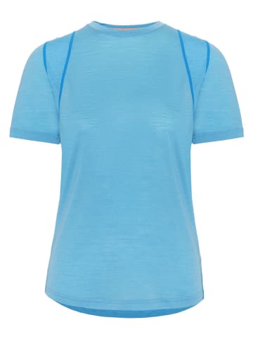 KARI TRAA Koszulka sportowa "Embla" w kolorze błękitnym