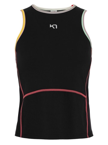 KARI TRAA Top sportowy "Linnea" w kolorze czarnym