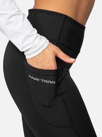 KARI TRAA Trainingsleggings "Ava" in Schwarz