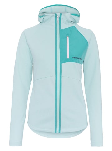 KARI TRAA Fleece vest "Nia" turquoise