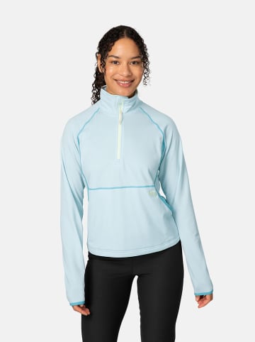 KARI TRAA Fleece vest "Mika" lichtblauw