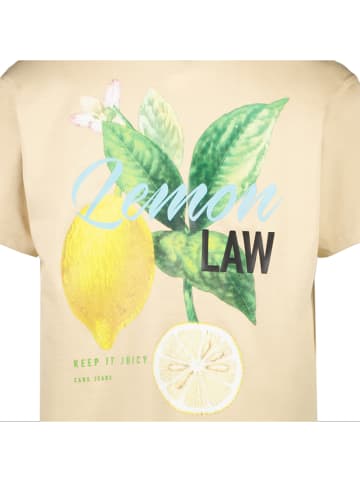 Cars Koszulka "Lemonlaw" w kolorze beżowym