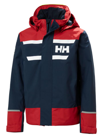 Helly Hansen Regenjas "Salt Port 2.0" donkerblauw/rood