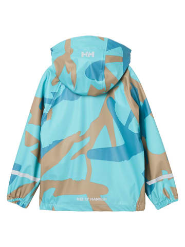 Helly Hansen 2-delige regenoutfit "Bergen 2.0" lichtblauw/beige