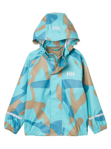 Helly Hansen 2-częściowy zestaw przeciwdeszczowy "Bergen 2.0" w kolorze błękitno-beżowym