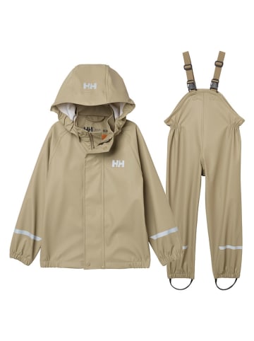 Helly Hansen 2-delige regenoutfit "Bergen 2.0" beige