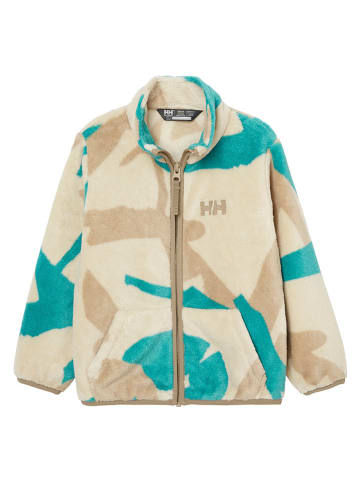 Helly Hansen Fleecejacke "Chill" in Beige/ Türkis