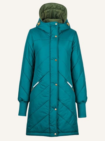 finside Wende-Winterjacke "Sipuli" in Grün/ Blau