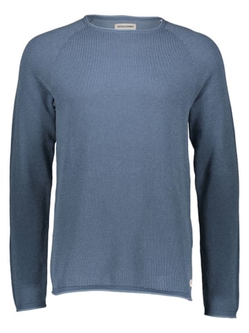 Jack & Jones Sweter "Hill" w kolorze błękitnym